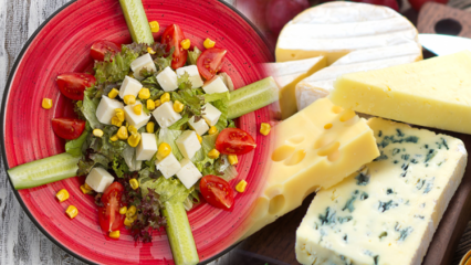 Régime au fromage qui fait 10 kilos en 15 jours! Comment la consommation de fromage s'affaiblit-elle? Régime choc avec fromage blanc et salade