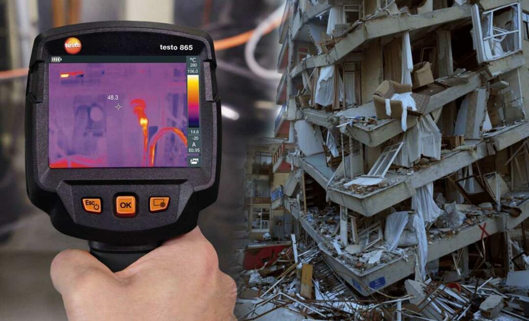 Qu'est-ce qu'une caméra thermique et à quoi sert-elle? Comment fonctionne une caméra thermique lors d'un tremblement de terre ?