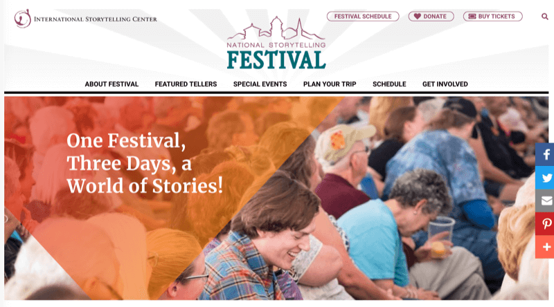 Site Web du Festival national du conte