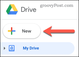 Création d'un nouveau document dans Google Drive