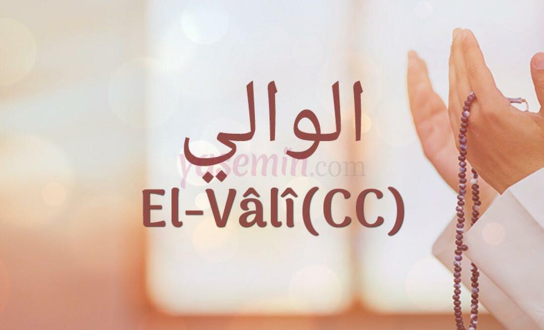 Que signifie Al-Vali (c.c) d'Esma-ul Husna? Quelles sont les vertus d'al-Vali (c.c) ?