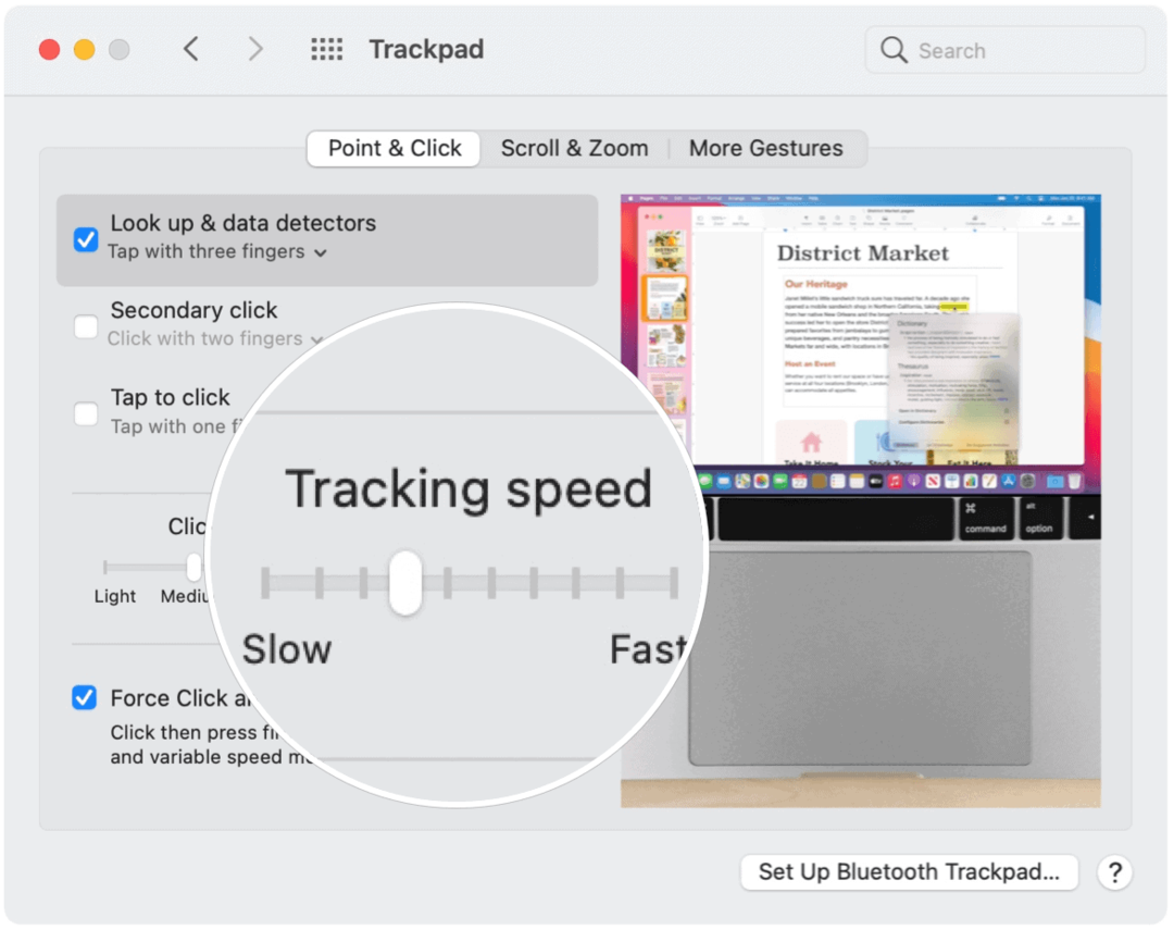 Résoudre les problèmes de vitesse de suivi du TrackPad de votre souris Mac