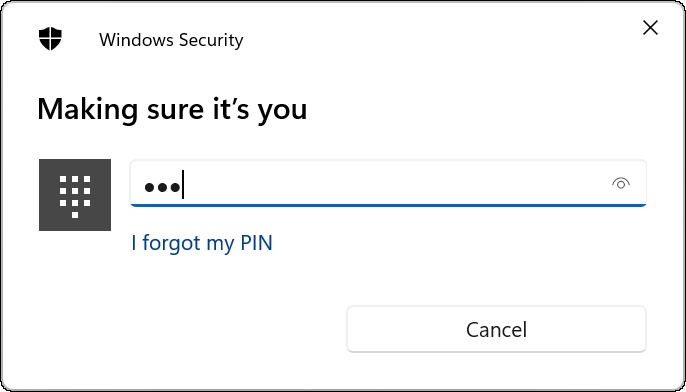 Connectez-vous avec un code PIN ou un mot de passe