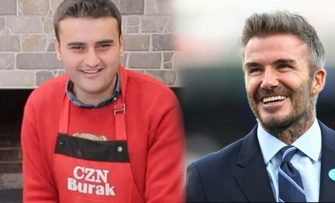 CZN Burak est aux côtés de David Beckham! Visite coupe du monde...