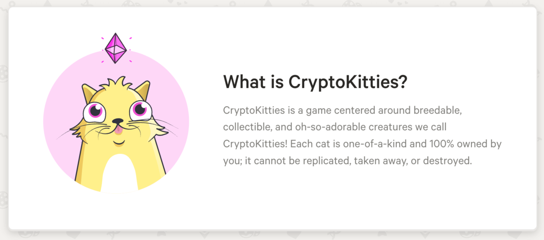 projet crypto-kitties-nft
