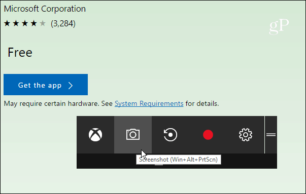 Comment prendre une capture d'écran dans Windows 10 avec Xbox Game DVR