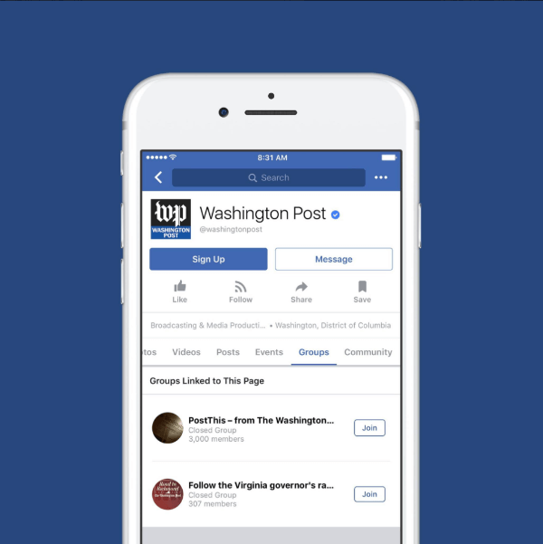 Facebook a annoncé que Groups for Pages est désormais disponible dans le monde entier.