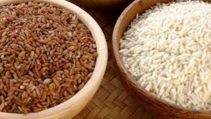 Le riz blanc ou le riz brun est-il plus sain?