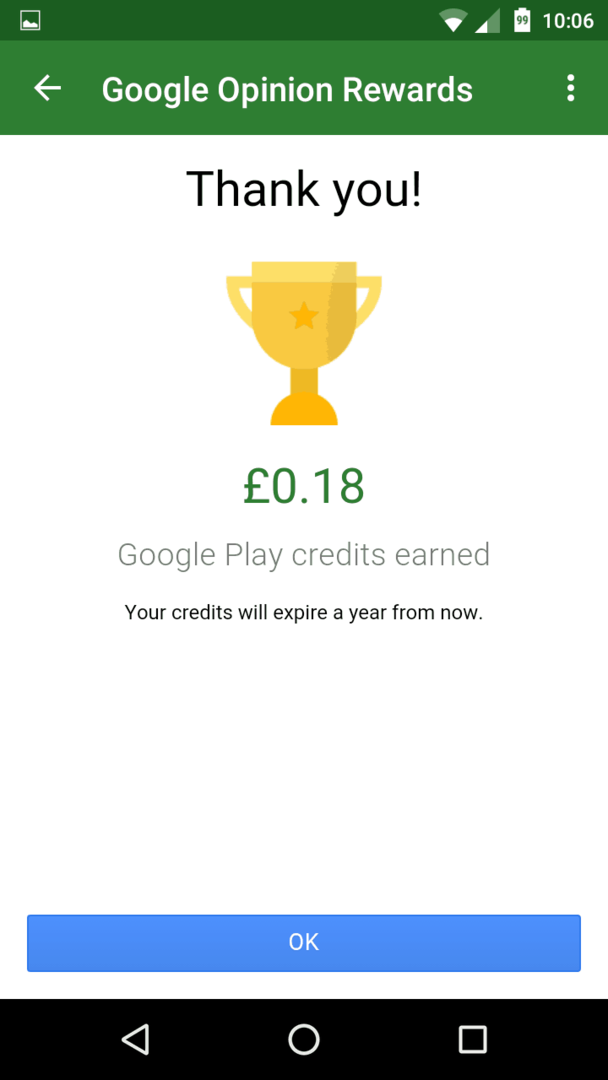 Google Rewards (06) google play crédit apps store gratuit musique séries télé films bandes dessinées android opinion récompenses sondages crédits de localisation gagnés expirent