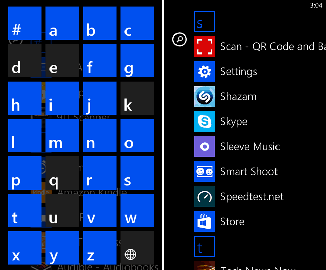 Apps Windows Phone 8