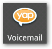 Icône de messagerie vocale Yap