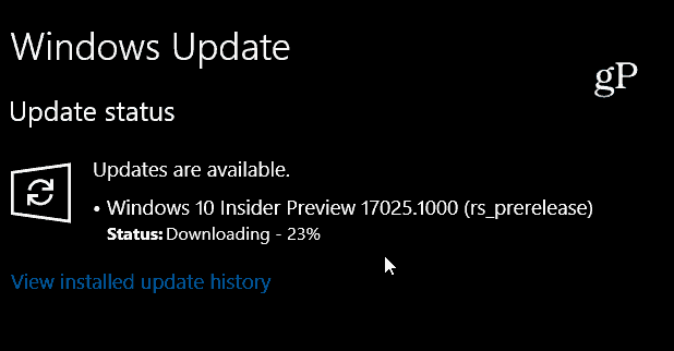 Microsoft déploie Windows 10 Redstone 4 Preview Build 17025