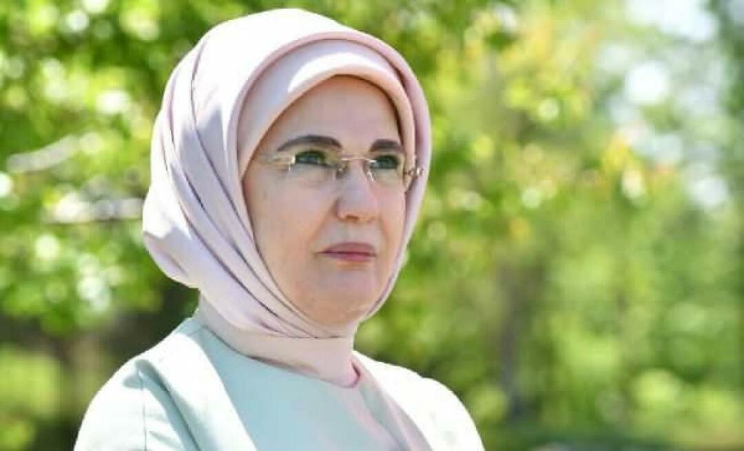 Emine Erdoğan au peuple des Émirats arabes unis qui a soutenu la campagne d'aide humanitaire 