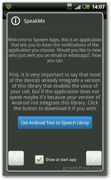 Bibliothèque de synthèse vocale SpeakMe pour Android
