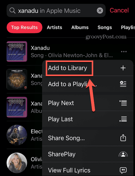 musique apple ajouter à la bibliothèque