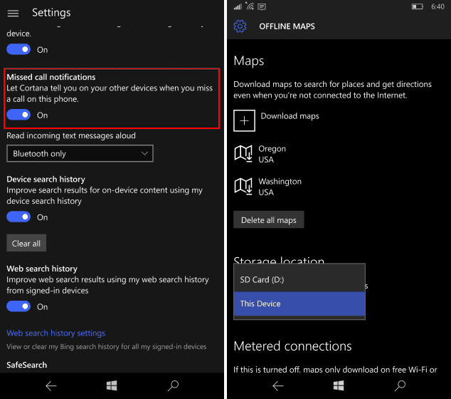 Windows 10 Mobile Preview Build 10572 disponible, mais nécessite toujours une restauration