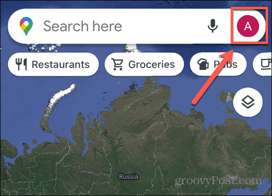icône de profil google maps