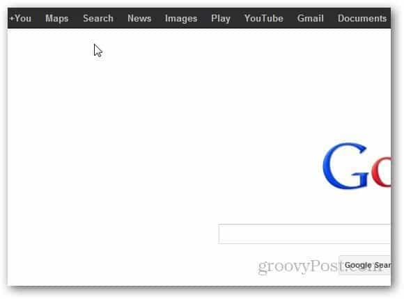 Personnaliser la barre de navigation Google dans Google Chrome [Extension]