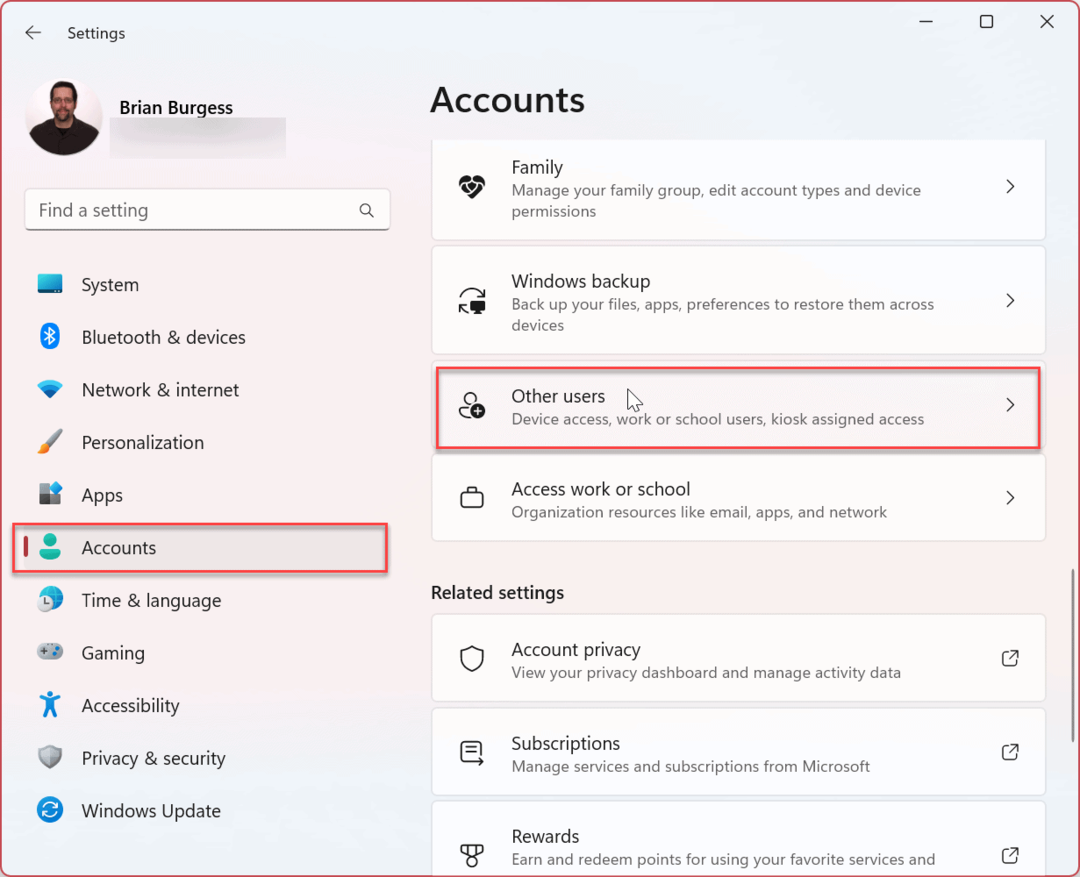 Comment supprimer un compte utilisateur sur Windows 11