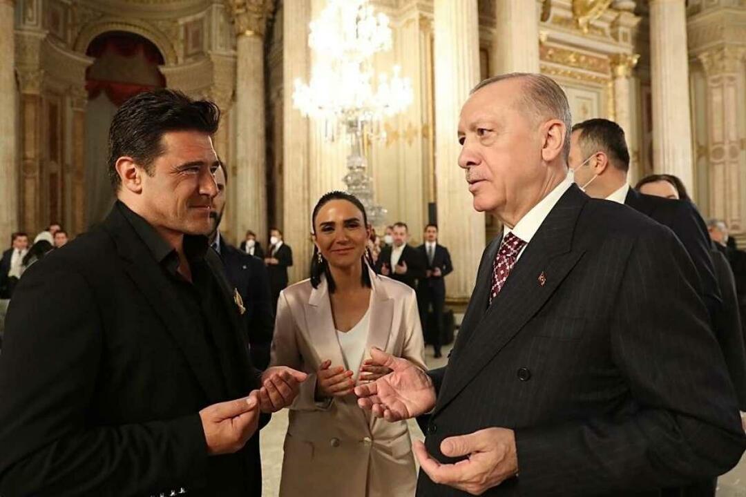 Hakan Ural et le président Recep Tayyip Erdogan