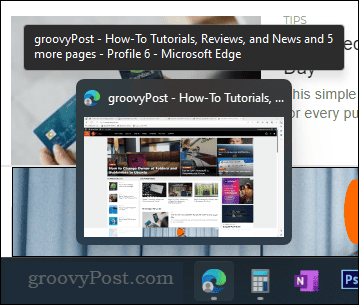 Aperçu de la barre des tâches sur Windows 11