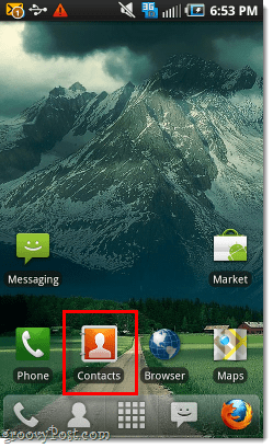 app contacts sur android