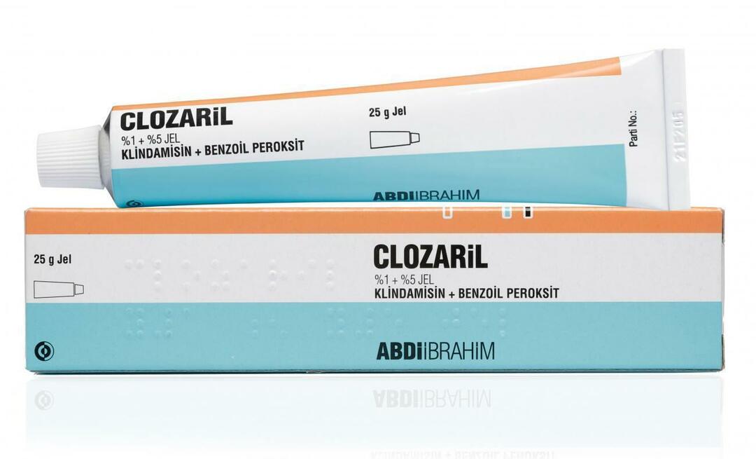 Qu'est-ce que le gel Clozaril, à quoi sert-il? Utilisation du gel Clozaril! Prix ​​du gel Clozaril 2023