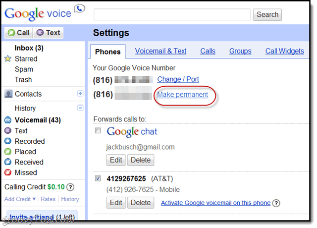 conserver votre ancien numéro de voix google après le portage