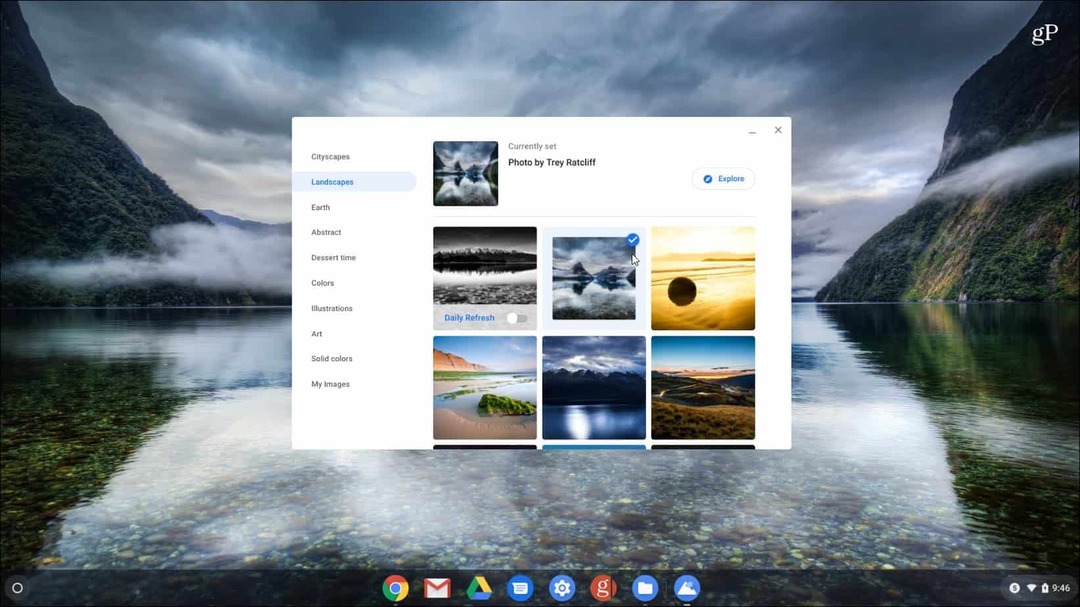 Comment changer le fond d'écran du bureau sur un Chromebook Google
