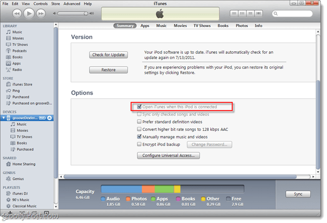 Comment empêcher iTunes de se lancer automatiquement lorsque vous branchez votre iPhone ou votre iPod