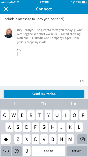 demande de connexion LinkedIn