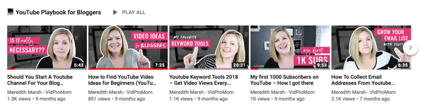 Comment utiliser une série de vidéos pour développer votre chaîne YouTube, exemple d'une série YouTube de 5 vidéos sur un seul sujet