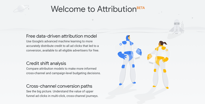 Page Google Analytics Attribution Beta