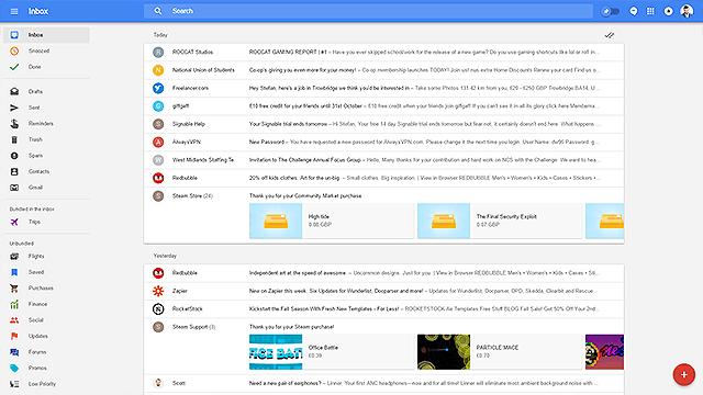 boîte aux lettres en désordre google gmail