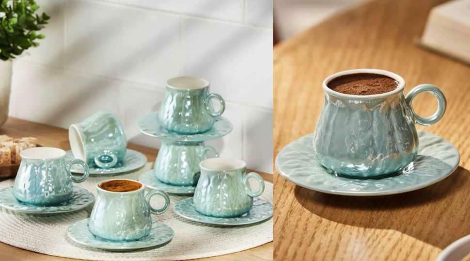 Ensemble de tasses à café 12 pièces Emsan Teşvikiye