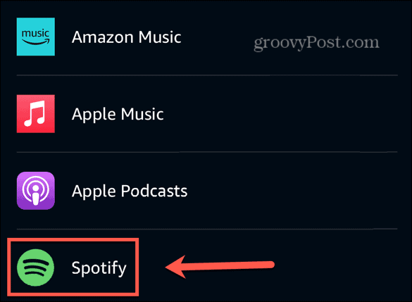services de musique Alexa Spotify