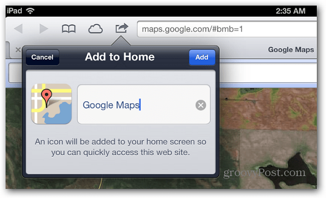 Astuce iOS 6: ajouter Google Maps à l'écran d'accueil