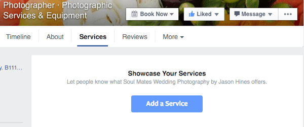 ajouter un service facebook