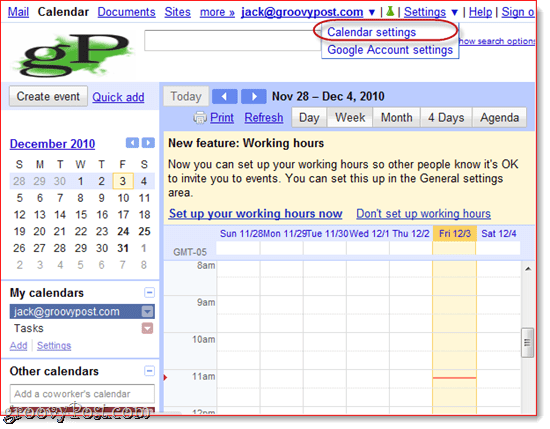 Synchroniser Google Agenda avec Outlook 2010