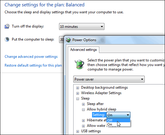 Astuce Windows 7: activer ou désactiver le mode veille par défaut