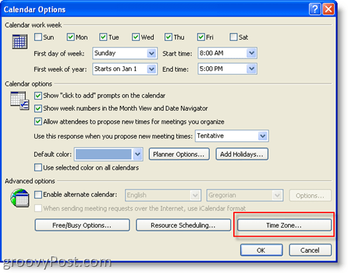 Comment ajouter un fuseau horaire supplémentaire dans le calendrier Microsoft Outlook