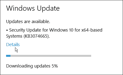 Microsoft publie une mise à jour pour Windows 10 Build 10240