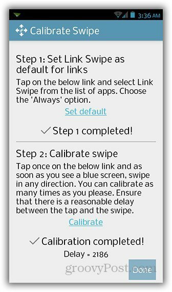 L'application Android LinkSwipe fait plus que simplement ouvrir des liens