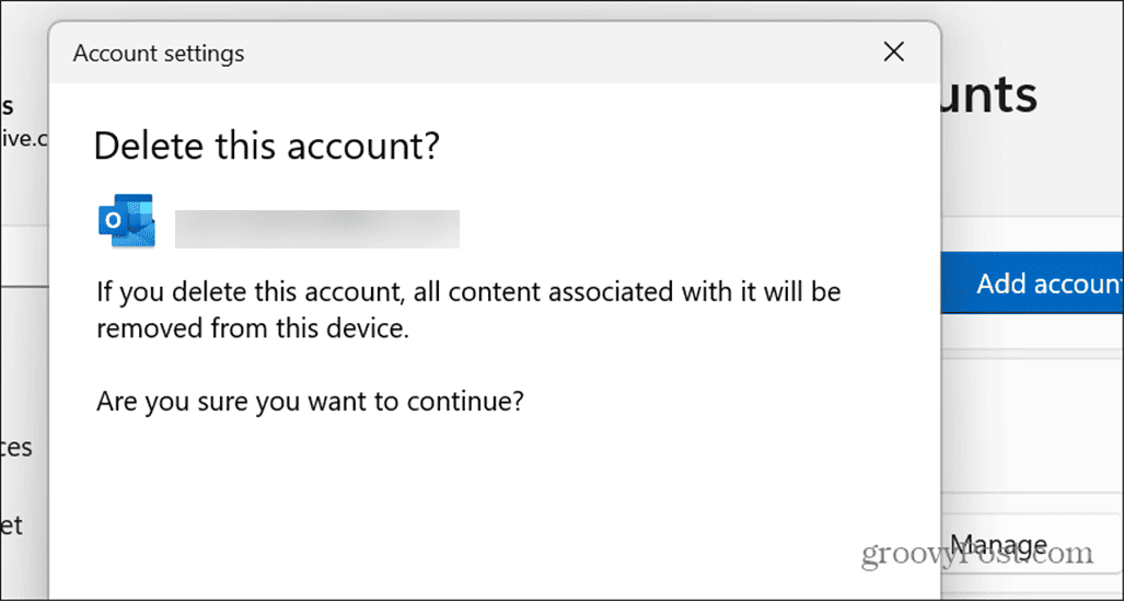 Comment supprimer des comptes de messagerie stockés sur Windows 11