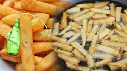 Comment faire des frites avec un soda au goût de chips? Frites à l'eau minérale
