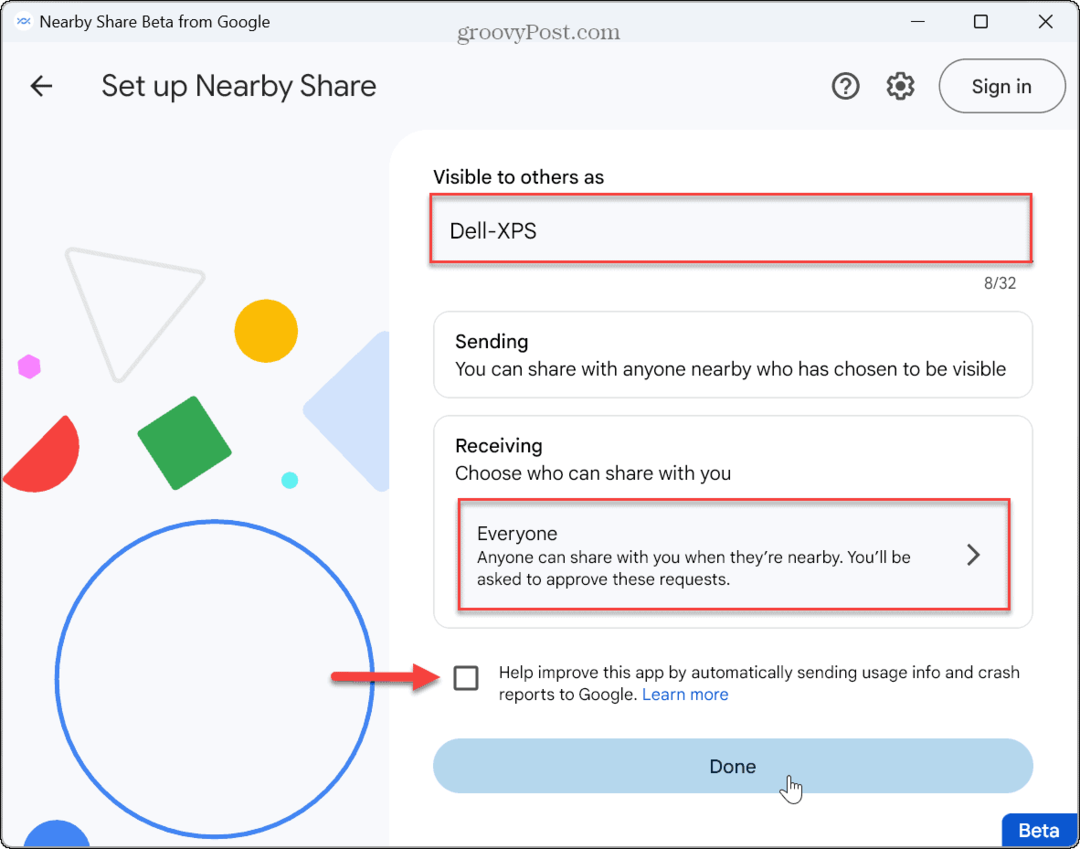 Comment utiliser le partage à proximité de Google sur Windows 11