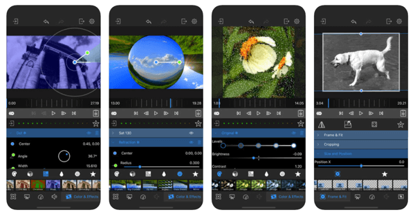 LumaFX est une application de montage vidéo.