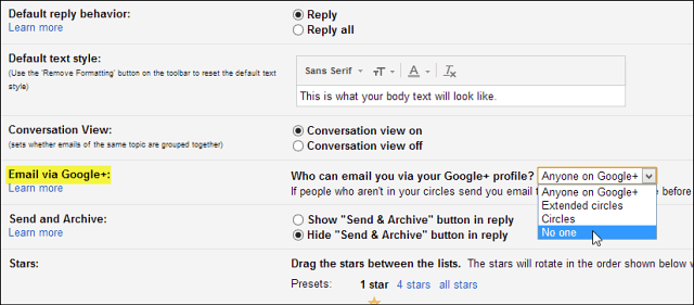 Google+ permet désormais à quiconque de vous envoyer un e-mail, voici comment vous désinscrire