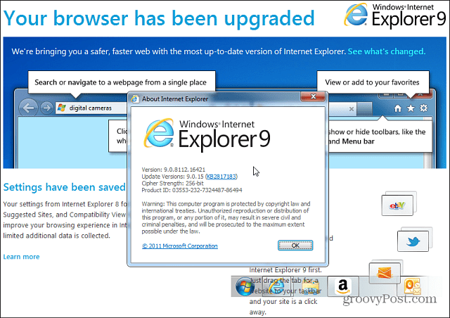 Comment désinstaller Internet Explorer 11 Preview de Windows 7