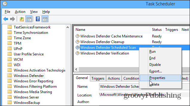 Comment planifier Windows Defender pour des analyses automatiques dans Windows 8.1
